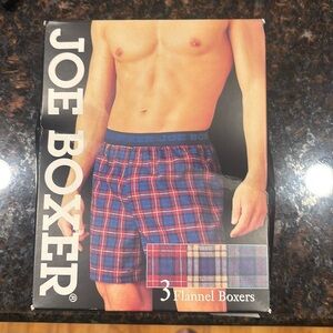 🎈NIB Joe Boxer flannel boxer shorts size XL